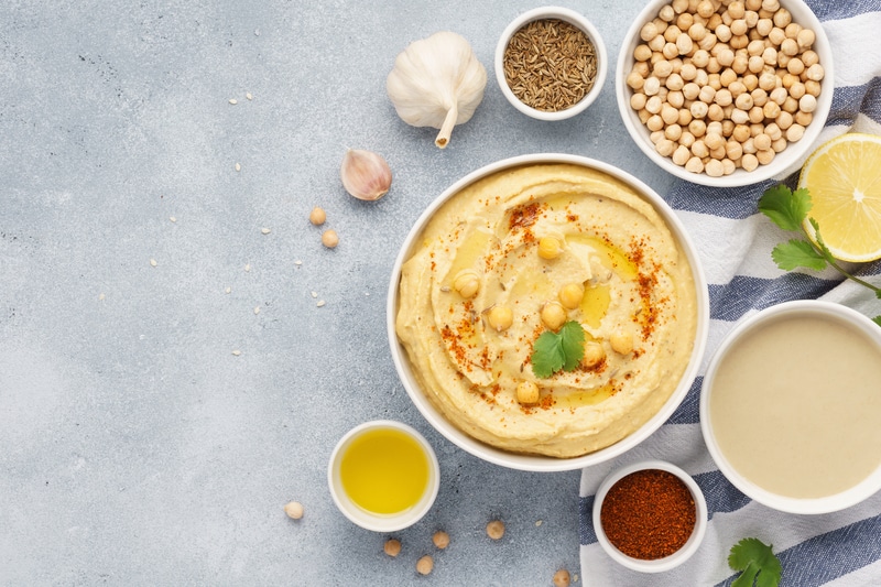 SociaLyme Recette Hummus Crème de Pois Chiche