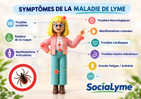 Symptômes de la maladie de Lyme