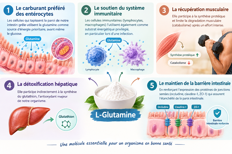 Bienfaits L-Glutamine