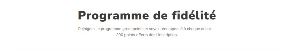 Fidélité GreenWhey