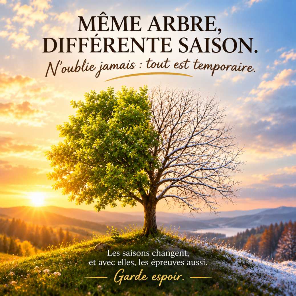 Même arbre différente saison
