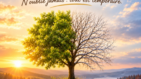Même arbre différente saison